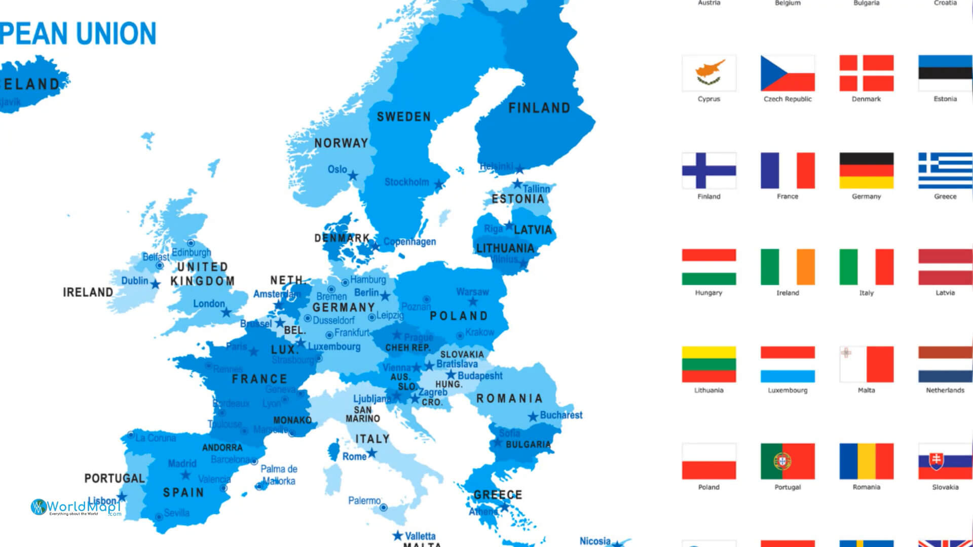 Avrupa Birliği Haritası Finlandiya